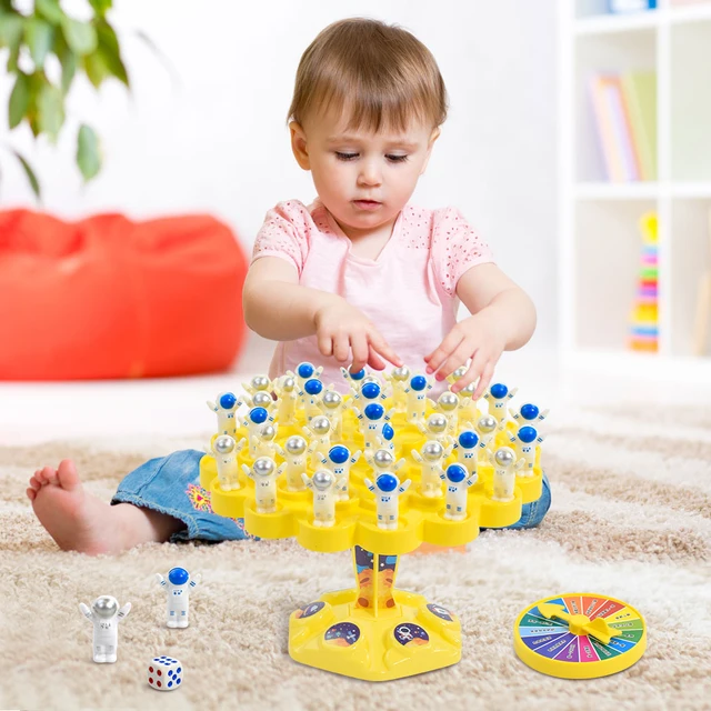 Astronaut Balance Tree Games Balancing Board Game Parent-child Interaction Tabletop Balance Game Toy Space Puzzle Toys Gift 2
