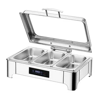 Stainless Steel Hydraulic Buffet Furnace Flip  Visual Buffy 1
