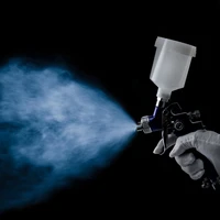 LUCHSHIY Paint Spray Gun H-2000 Airbrush Professional Mini 0.8/1.0mm Nozzle Spray Gun For Cars Pneumatic Tool DIY Spraying 2