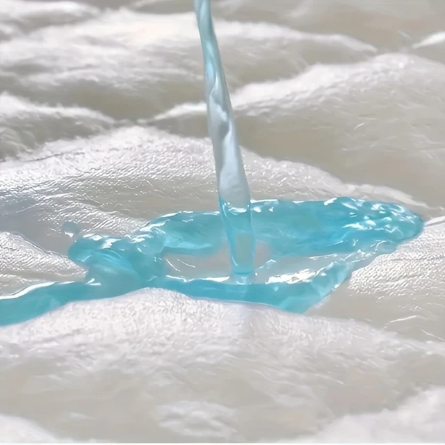 1 housse de protection pour matelas laminé imperméable à motifs modernes simples, housse de lit bleu Denim pour chambre à coucher, literie (sans taie d'oreiller) 4