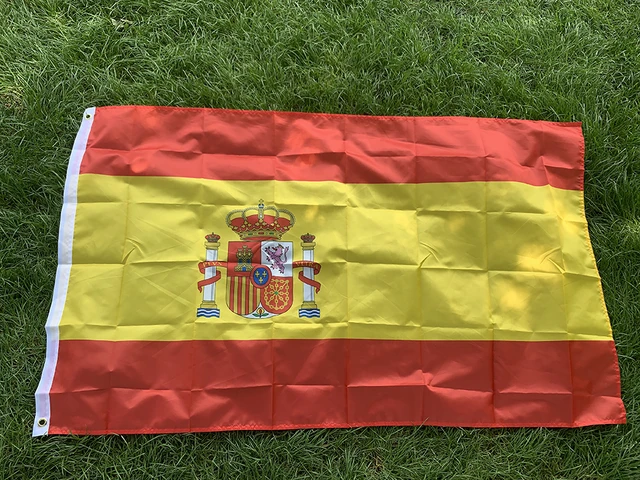 Drapeau Espagne, 100% polyester de 1,50 mètre par 90cm