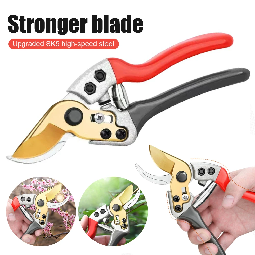 

Garden Pruning Shears SK5 Blade Pruning Scissors For Bonsai Fruit Trees Flowers Branches Garden Pruners Garden Hand Tools
