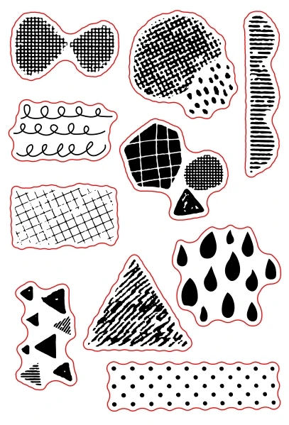 Milk Tea Transparent Silicone Stamp for DIY Scrapbooking and Photo Album Decoration