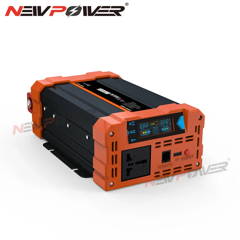 Inverter Off Grid Surge Power 1200W Inverter Usb 12Vdc 1000W 230Vac Inverter A Onda Sinusoidale Pura Presa Universale Internazionale