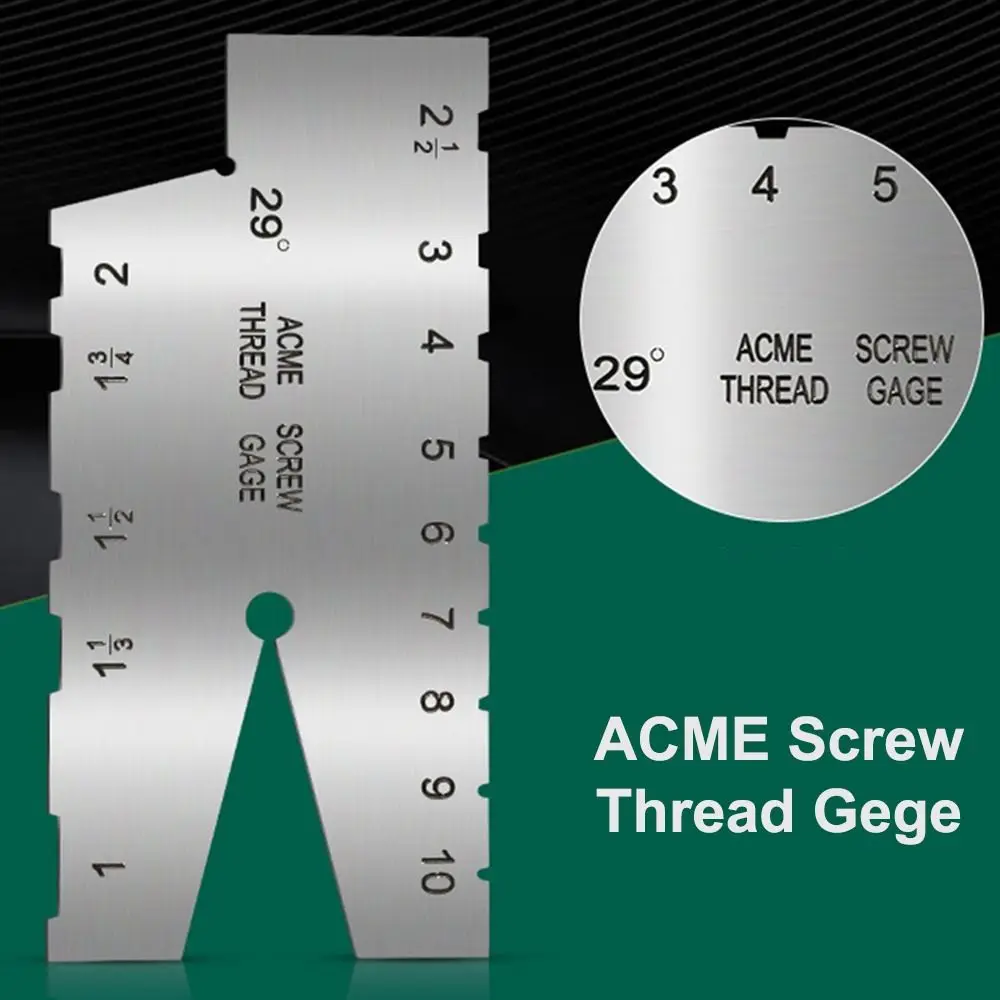 

Измерительный инструмент, железная резьба из углеродистой стали, шаблон для настройки резьбы, угловой измерительный прибор для резки резьбы ACME