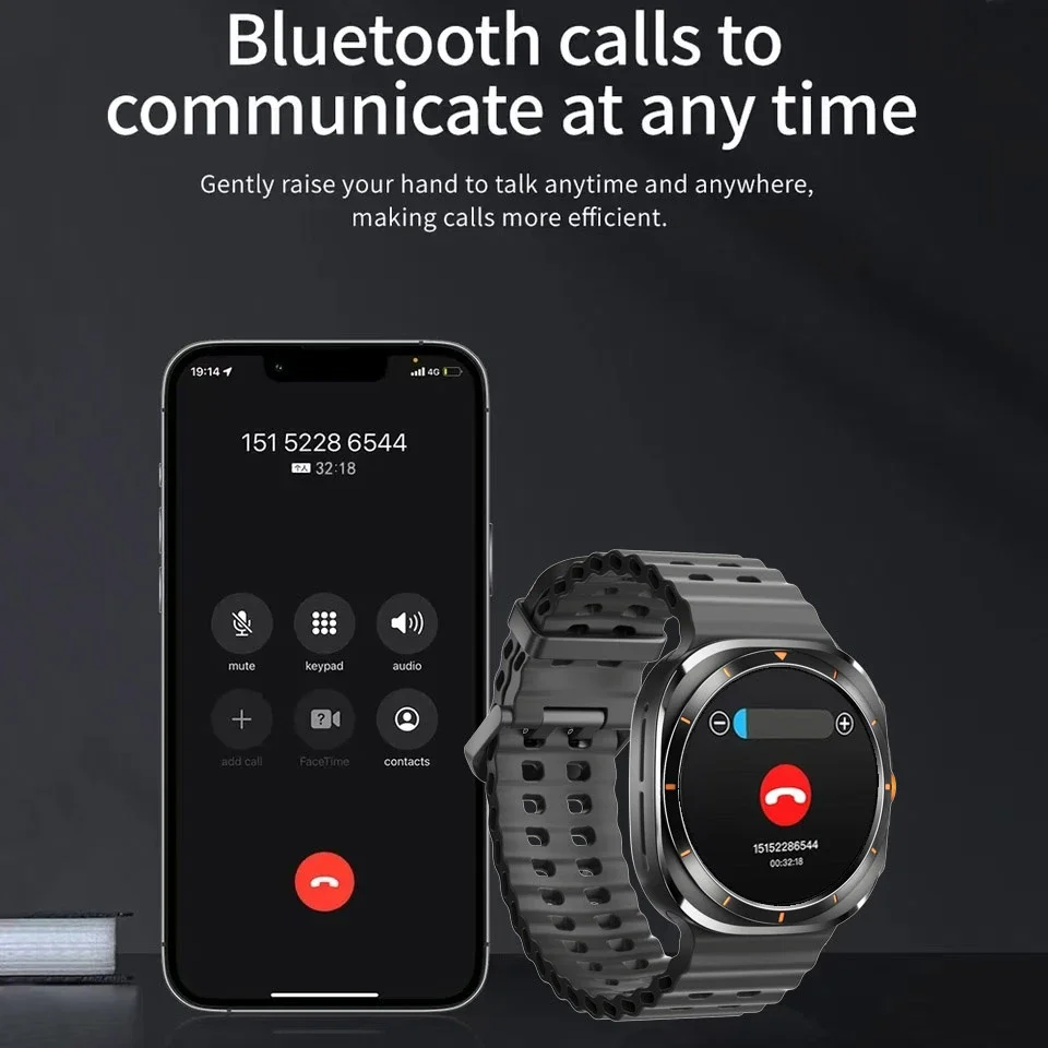 Original SK7 Ultra Smart Watch Man For Samsung Galaxy 7 47mm Real Screws Wireless Charger Sport Bluetooth Call Smartwatch 2025 2