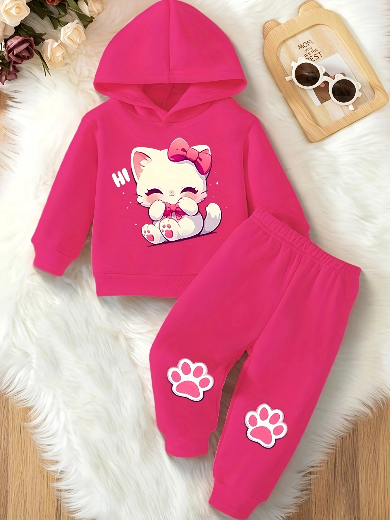 Baby Girl Cat Outfit Set 2