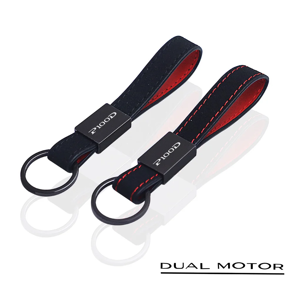 Per Tesla Model 3 Model X Model S Model Y Dual Motor Spacex P75D P85D P90D P100D Portachiavi Per Auto Portachiavi In Pelle Accessori Per Auto