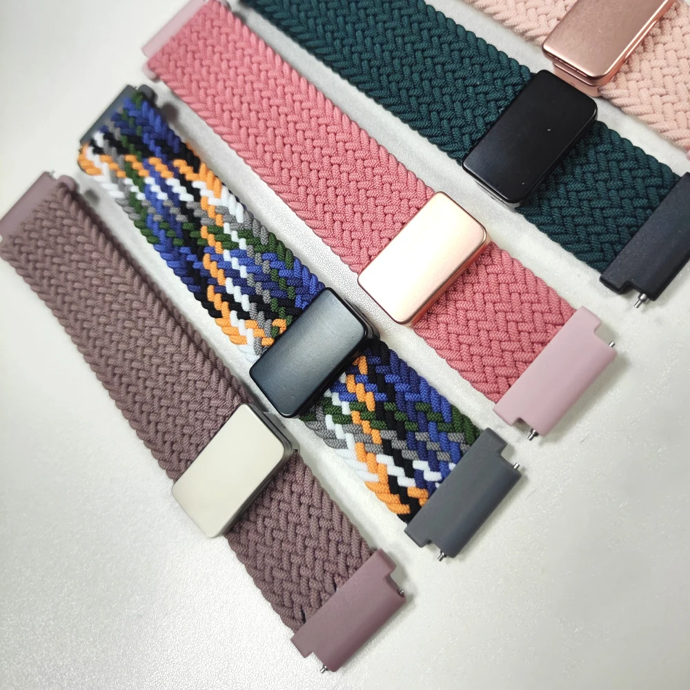 Magnetic Braided Bracelet Replacement Strap, 20/22mm, Adjustable Loop Band