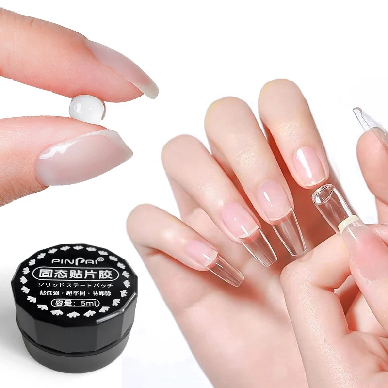 Rhinestones Glue Gel Set Mirror Nail Powder With Nail Liner Brush UV LED Transparent Adhensive For Nail Glue Nail Gel Gel Polish Base And Top Coat