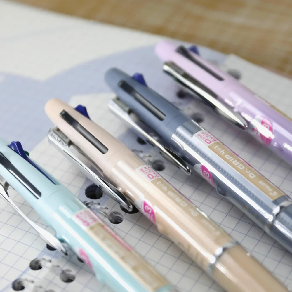 PILOT Dr.Grip Multi-function Five-in-one Ballpoint Pen Mechanical Pencil Office Accessories Stationery multifunction pen,mechanical pencil,ink ballpoint pen