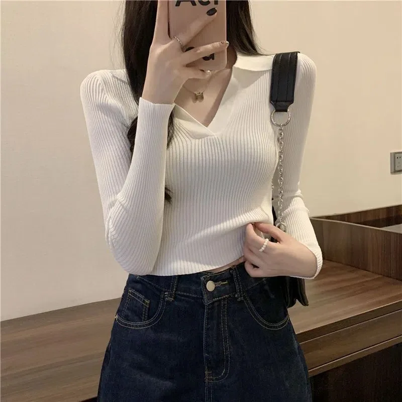 

2022 New Pullover Thin Sweater For Women’s Office Lady Tide Female Dress Free Shipping