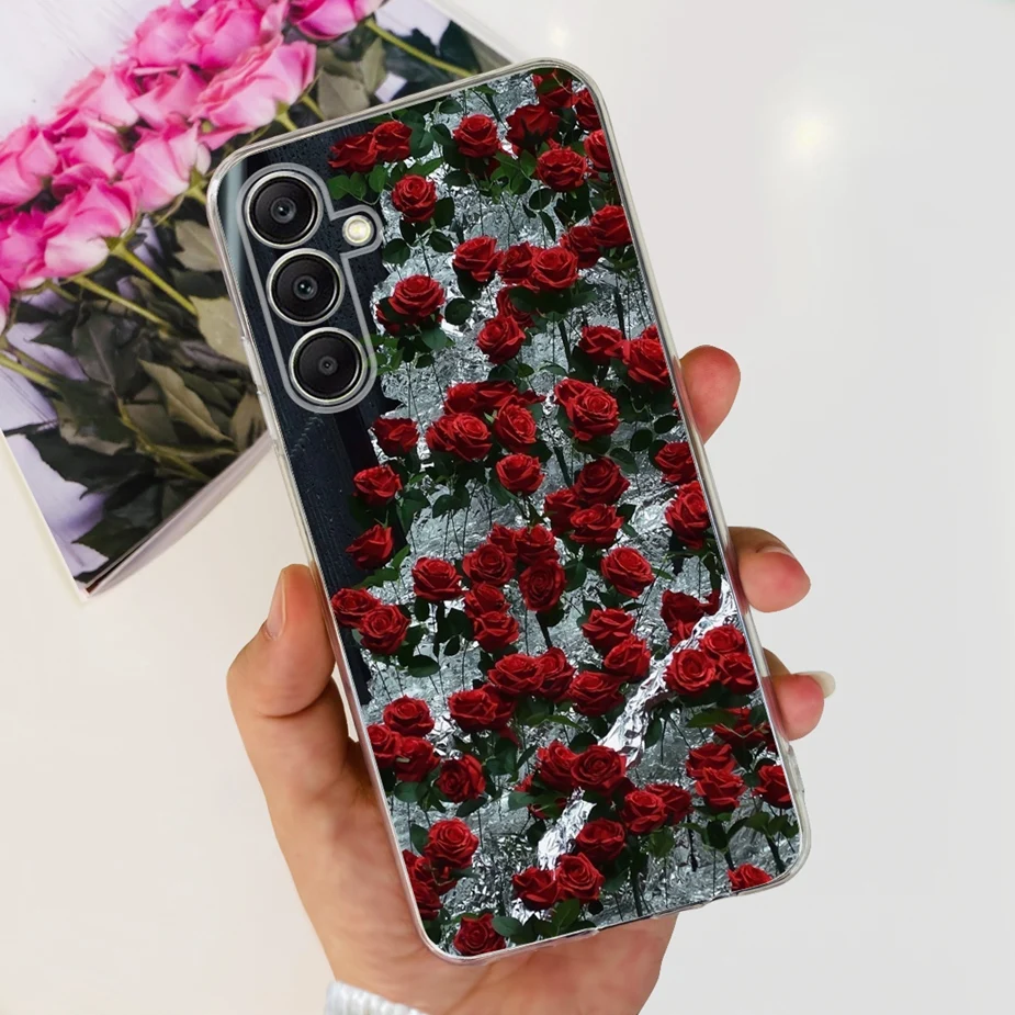 Luxury Painted Clear Silicone Case - Artistic Protective Cover