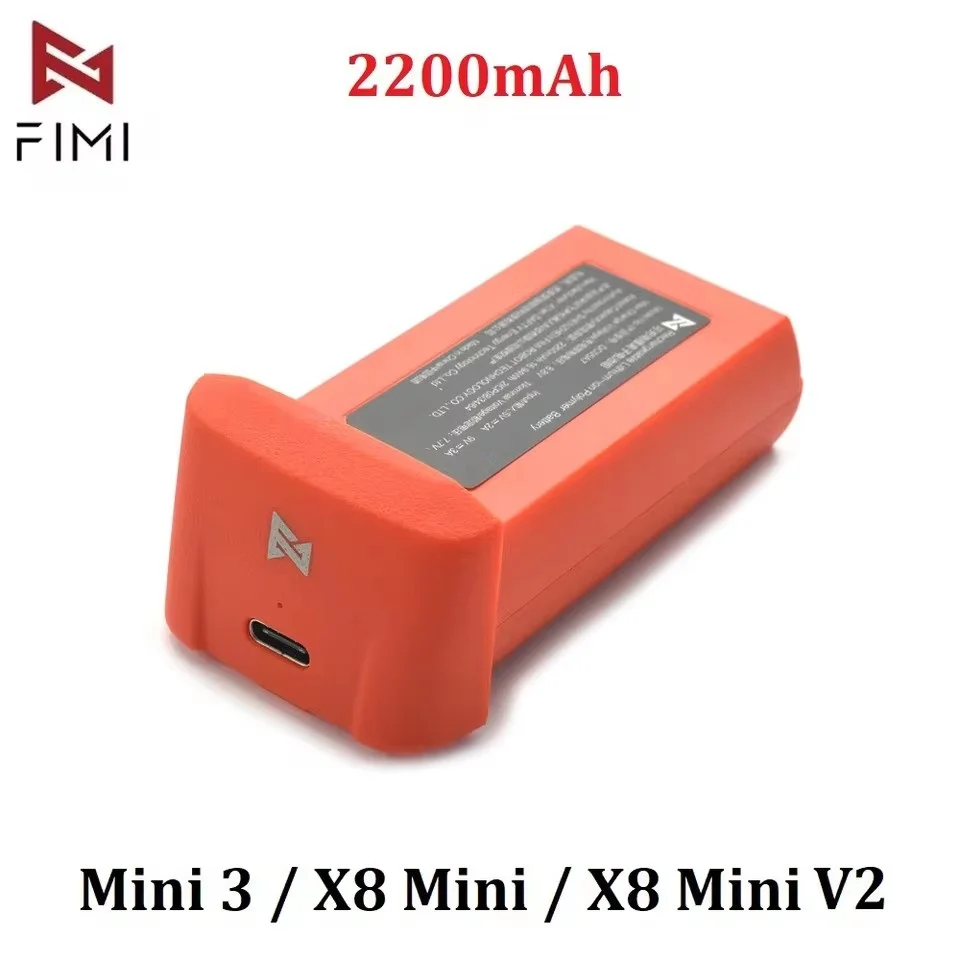 RC Drone Battery FIMI Mini 3 Battery 2200mAh Original Pro Battery X8 Mini V2 Propeller Accessories