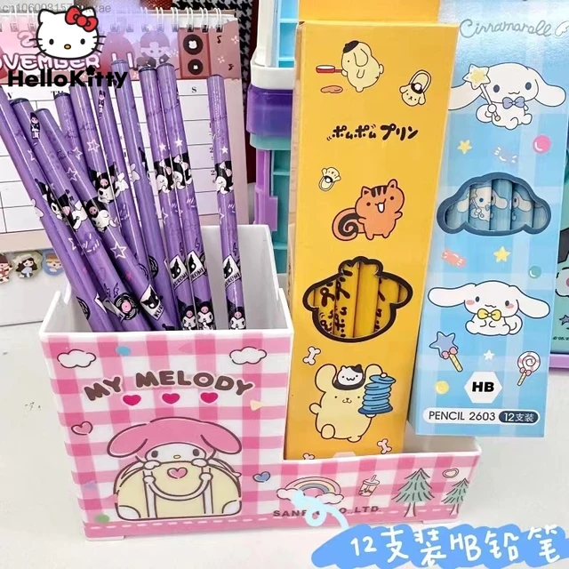 Sanrio Stationery Pompompurin  Hello Kitty Kuromi Stationery - Kawaii  School Model - Aliexpress