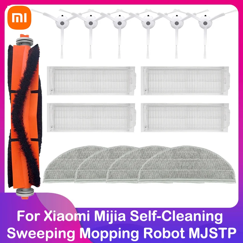 

Accessories For Xiaomi Mijia Self-Cleaning Sweeping Mopping Robot MJSTP Main Side Brush Hepa Filter Mop Cloth Rag Parts Kit