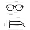 Retro Anti Blue Light Computer Glasses Frame Women Oversized Men Trendy Fashionable Stylish Eyeglasses Classic Spectacles Ouclos 6