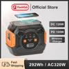 FF Flashfish 230V Portable Solar Power Station 320W 292WH Emergency Solar Generator Battery Pack Charger Power Bank Supply RV 1