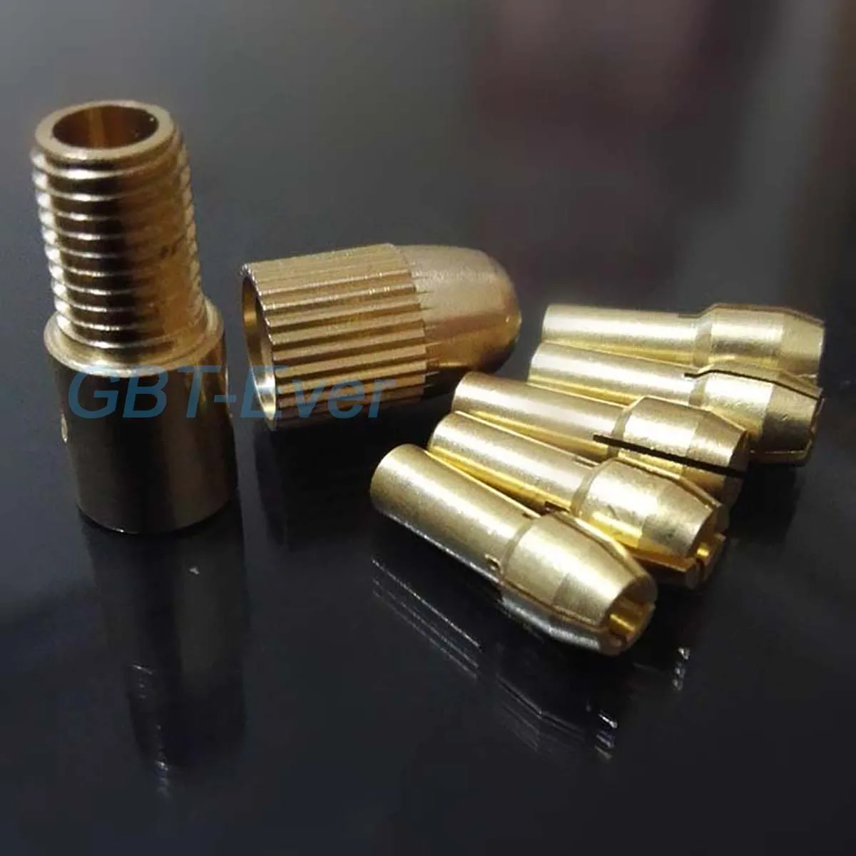 

6/11Pcs Mini Drill Chucks Adapter 0.5mm~3.2mm Mini Drill Chucks Chuck Adapter Micro Collet Brass for Power Rotary Tool