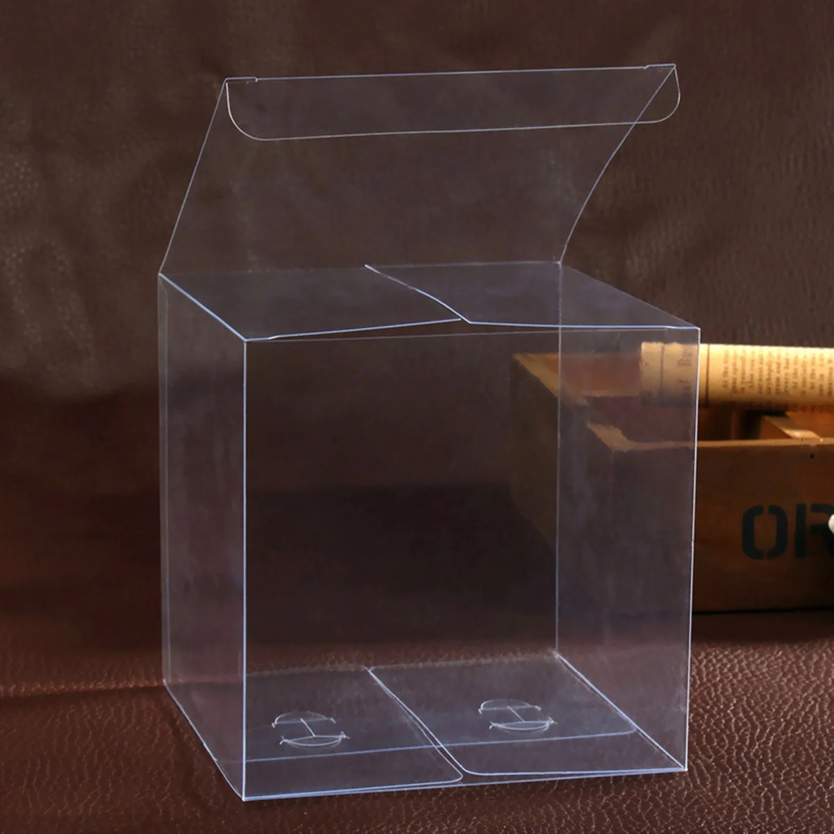 

Clear Plastic Gift Boxes for Candy and Desserts Wedding Favors and Small Business Packaging