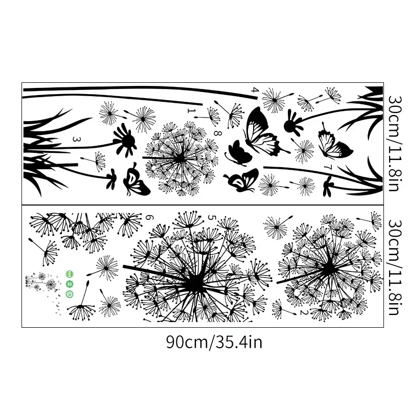 Dandelion Wall Stickers Keyword Tags: 4