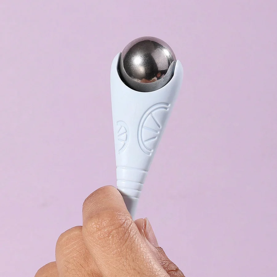 Double-ended Massage Stick Dual-purpose Scooping ended Eye Cream Double-headed 360° Roller Multi-purpose Reduce Eye Lines
