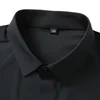 Summer Men Shirt Dress Ice Traceless Elasticity Oversize 6XL 7XL 8XL 10XL Plus Size Formal Short Sleeve Designer High Quality 5