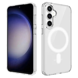 Enhanced Clear Anti - Drop Magnetic Case with Airbag Protection - Samsung S26 FE (Clear)