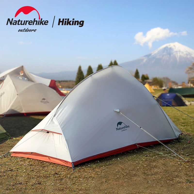 Naturehike mračno nahoře 1 2 3 osoba kemping stan 20D silon ultralehký vodotěsný tramping stan outdoorové pláž stan backpacking stan