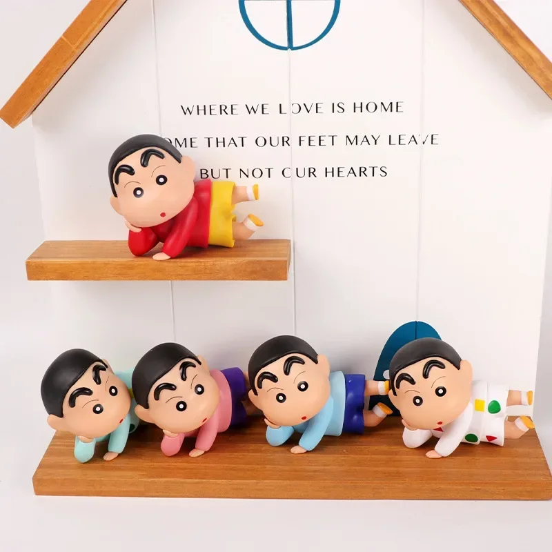 thumbnail image 1 of piezas Nohara Shinnosuke Leisure Shinnosuke Think Lie Down Anime Crayon Shin-Chan Figuras coleccionables Modelo Juguetes Regalos Adornos, 1 of 4