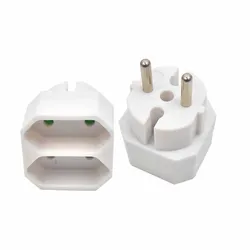 European Type Conversion Plug 1 TO 2 Way EU Standard Power Adapter Socket 16A Travel Plugs AC 250V With switch control