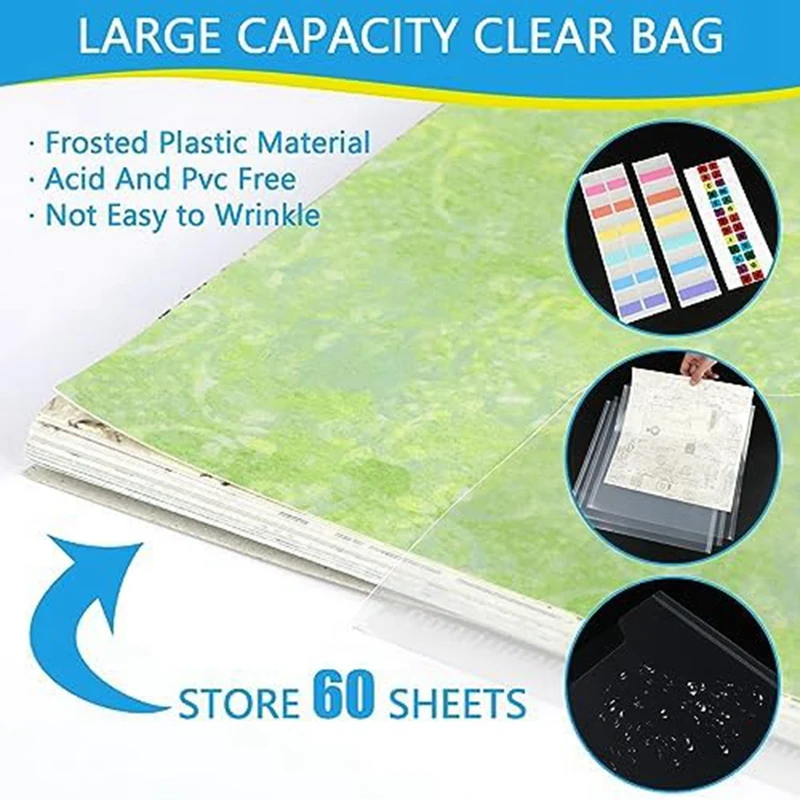 30-Piece Scrapbook Paper Storage Organizer,for 12 x 12 Inch Scrapbook  Paper, Vinyl Records, and Cards Stock - AliExpress