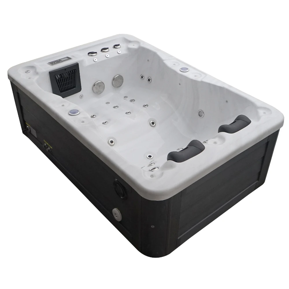 Cheap Price Luxury Acrylic Hot Tub 2 Person Garden Gazebo Hydromassage Bath Tub Jet Overflow whirlpool Massage Bathtub