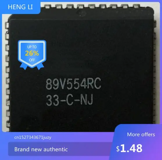 

100% NEW SST89V554RC-33-C-NJ