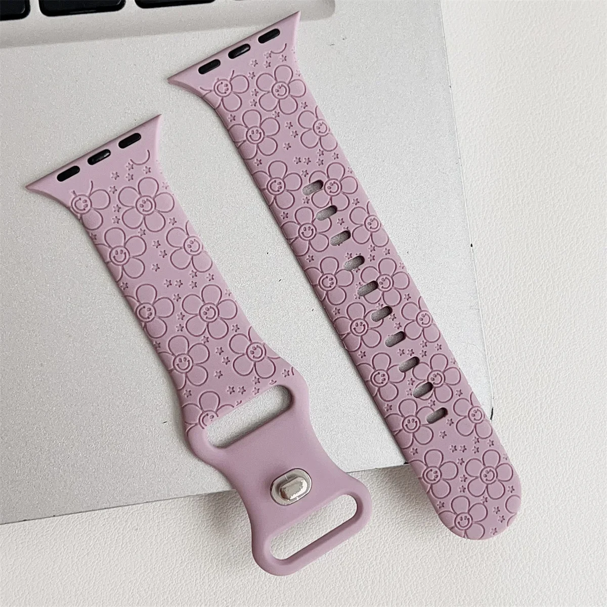 Watch Band For iWatch 42/44/45/49mm 38/40/41mm Silicone Fashion Watch Strap for Watch Series Ultra2 Se 9/8/7/6/5/4/3/2/1_voghion.com