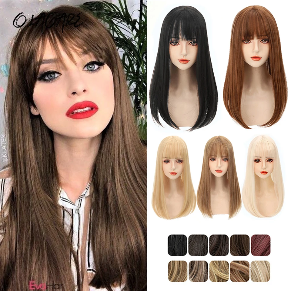 Ola Fermaglio Per Capelli Da Donna Sintetico In Pezzo Di Capelli Con Copertura Per Frangia Capelli Diradati E Capelli Bianchi Fermaglio Superiore Sull