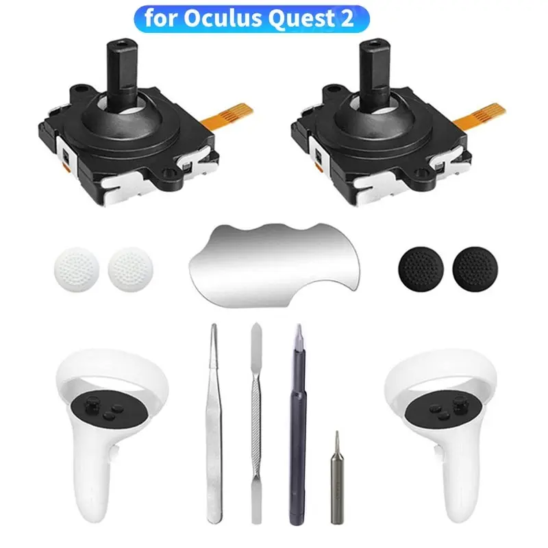 VR Joystick Replacement Kit with Thumbstick Grips