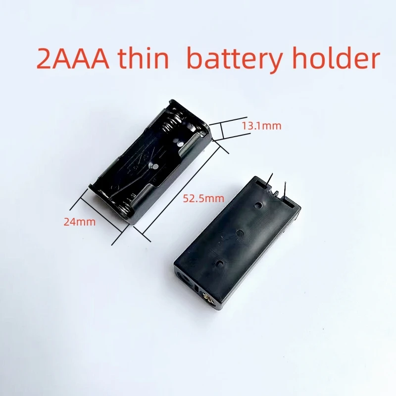 10PCS 1/2/3 x AAA 배터리 상자 배터리 홀더(핀 포함) AAA 1.5V 나일론 난연성 배터리 구획(납땜 가능 핀 포함)