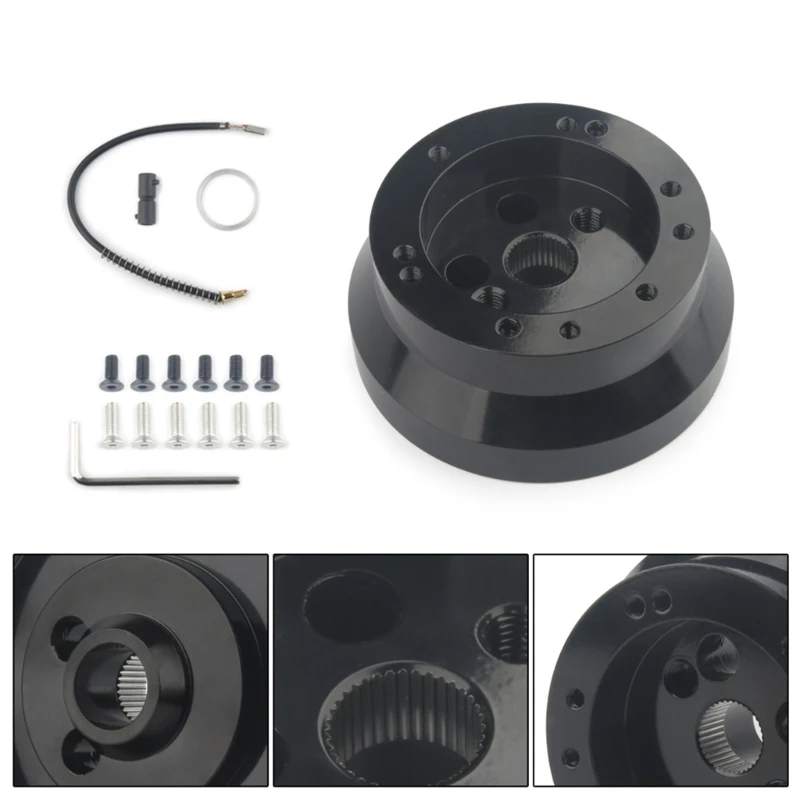 

5 & 6 Hole Billet Steering Wheel Hub Adapter for Ididit Chevy Quick Release Aluminum Short Hub Adapter Car Accessories