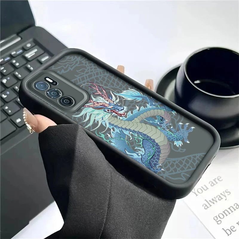 Dragon Design Silicone Anti-Drop Soft Phone Case - Premium Protective Back Cover