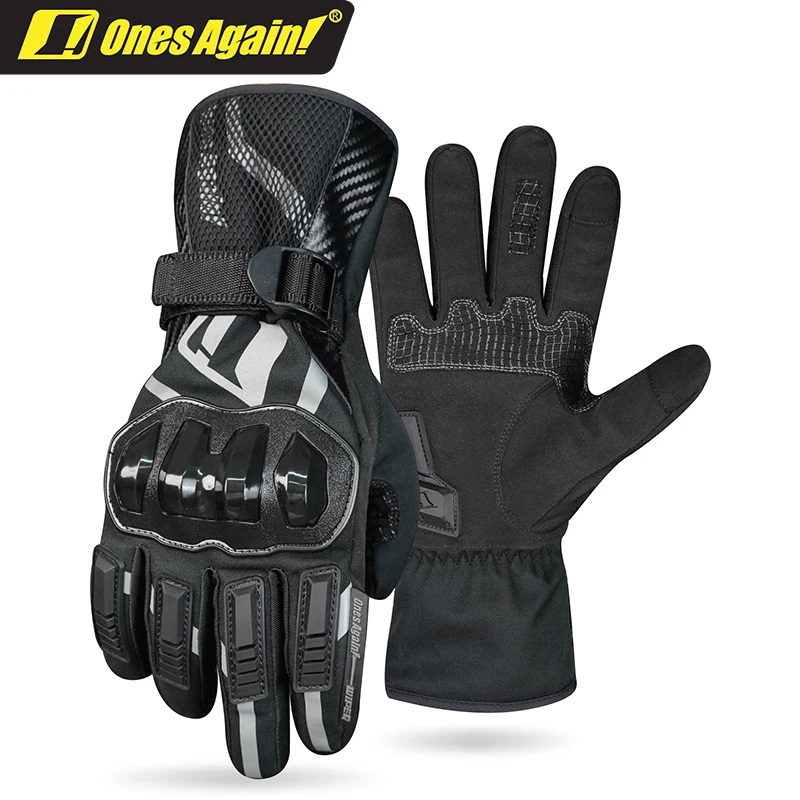 

Ones Again MG21 Motorcycles Gloves Waterproof Warm Riding Gloves Dual Finger Touch Screen Windproof Motorcycle Driving Gloves