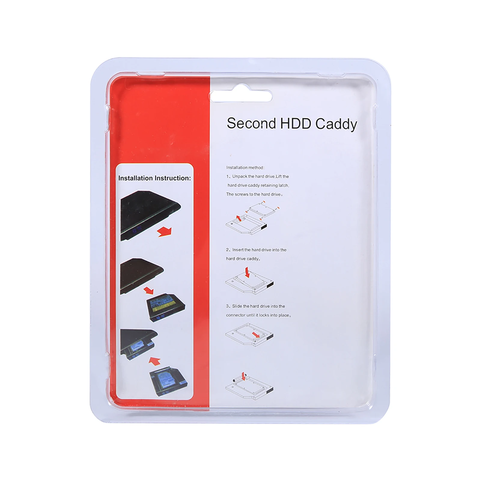 9.5mm 알루미늄 SATA HDD SSD 인클로저 하드 디스크 드라이브 베이 캐디 광학 DVD 어댑터 (노트북 하드 드라이브 베이용 하드 드라이브 어댑터)