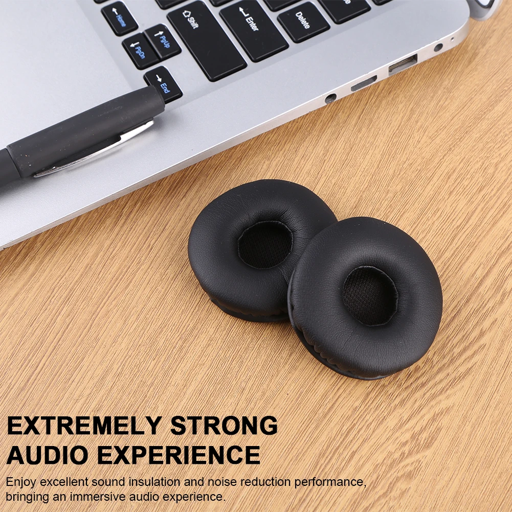 1 Pair Replacement Earmuffs Noise Isolation Memory Foam Headset Ear Cushions Ear Cups Cover for Jabra Biz 2300 USB MS Headphones