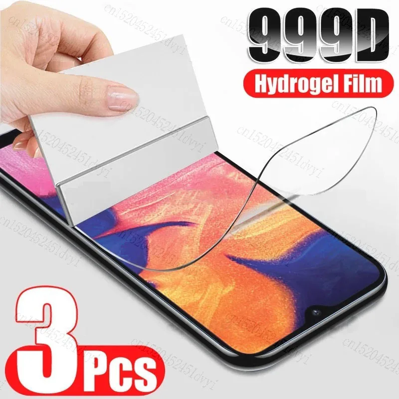 Pellicola Idrogel 3 Pezzi Per Samsung Galaxy A10 A20 A30 A40 A50 A60 A70 A80 A90 Pellicola Salvaschermo A20E A30S A50S