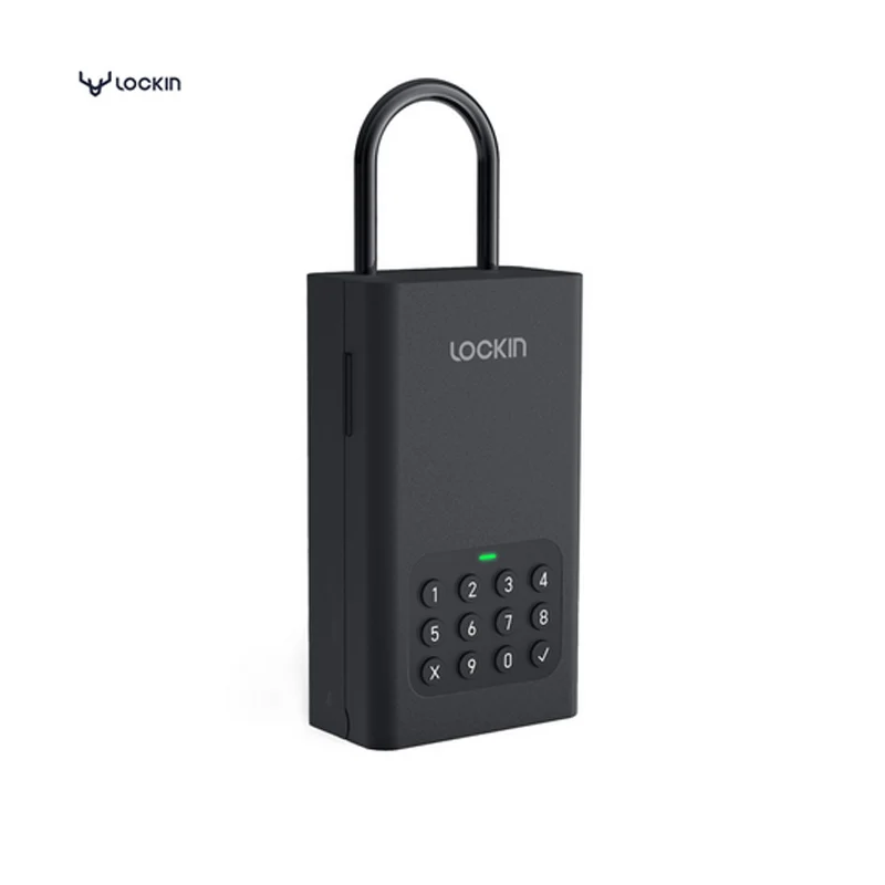 

Tuya APP Connected Lockin Waterproof Smart Key Safe Lock Box Key Storage Wall Mounted Password Control Lockbox