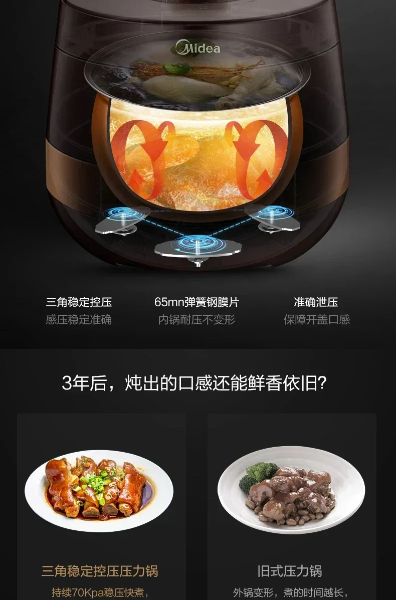 Description Picture 6 of itemintelligent multi-function  rice cooker  household large-capacity high-pressure rice cooker  electric pressure cooker