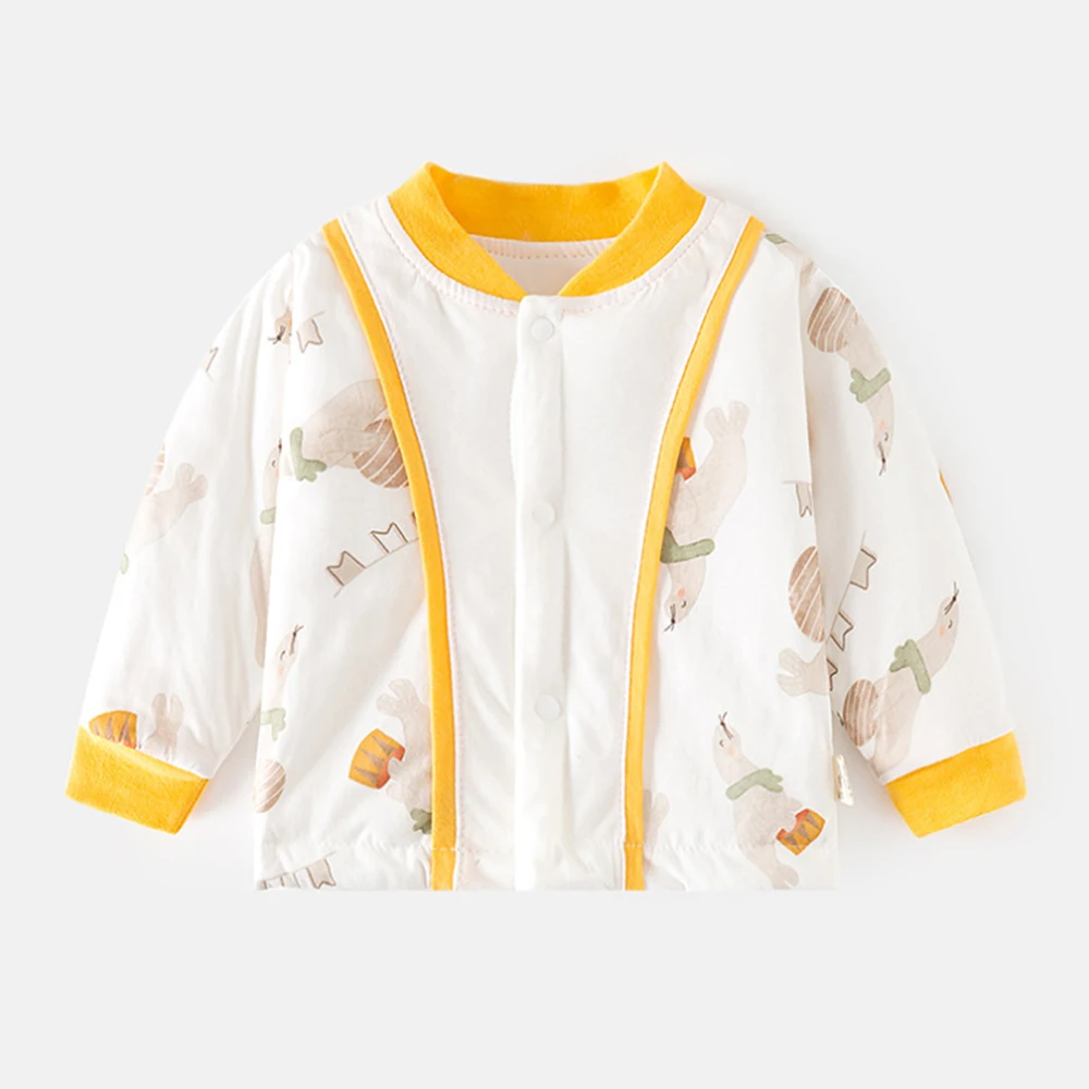 Baby Boy Long Sleeve T Shirts Quilted Thick Warm Winter Newborn Clothes Christmas Baby Girl Tops High Quality
