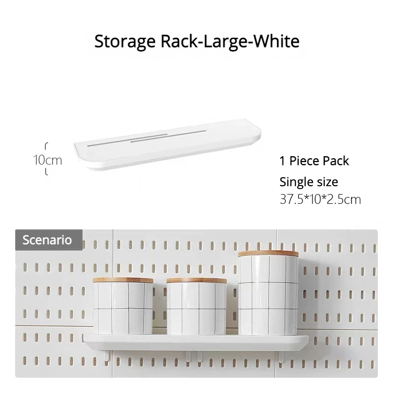 Multi-Functional Pegboard Wall Organizer with Shelves