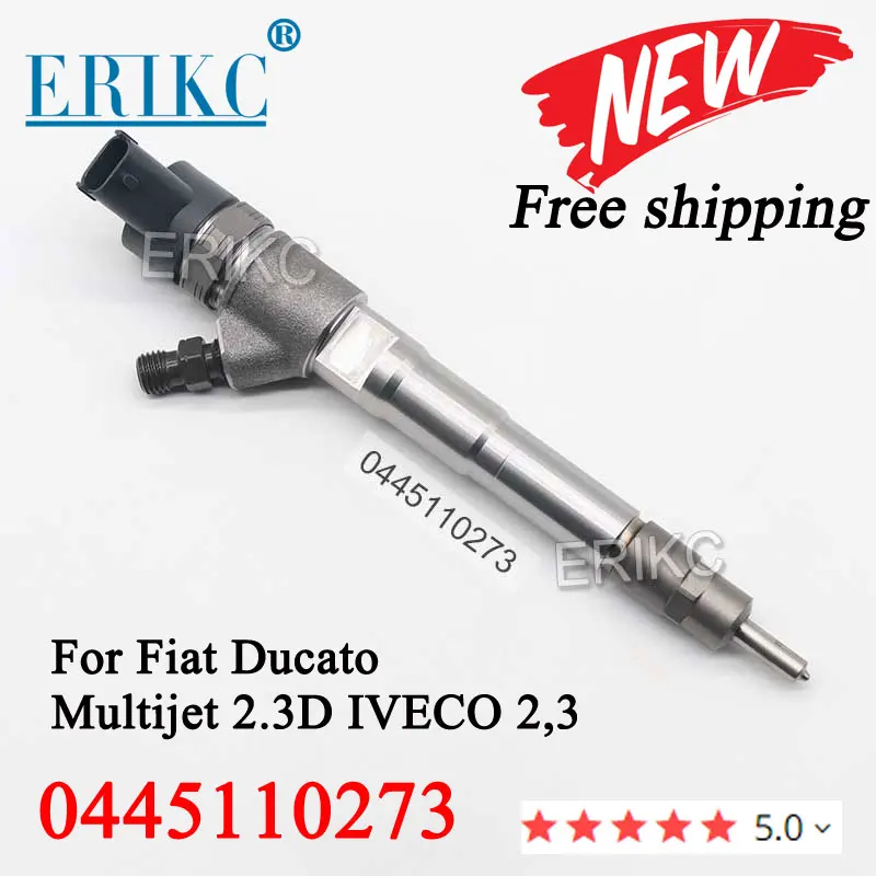 

New Diesel 0445110273 Common Rail Fuel Injector 0 445 110 273 0986435165 for IVECO Daily Engine 504088755