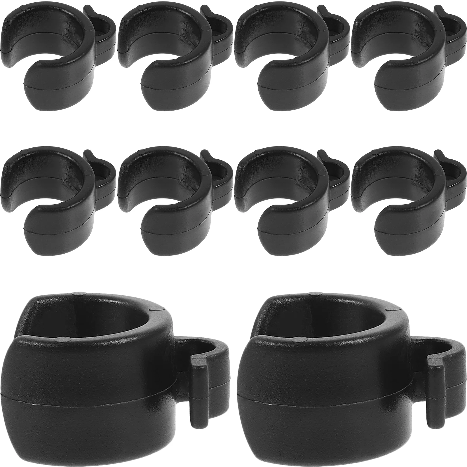 20 Pcs Cable Clip Holder Mic Stand Tripod Pole Mount Plastic Fixing Wireless Accessories Audio Microphone Bracket Streaming